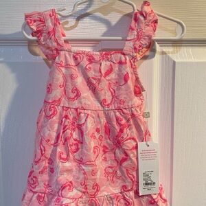 Lilly pulitzer dress with bloomers nwt 12/18mos